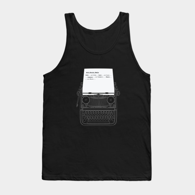 Unlike, unlove, uncomment, unshare Tank Top by zomboy